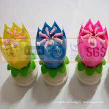 SGS Approved Opening Flower Candle